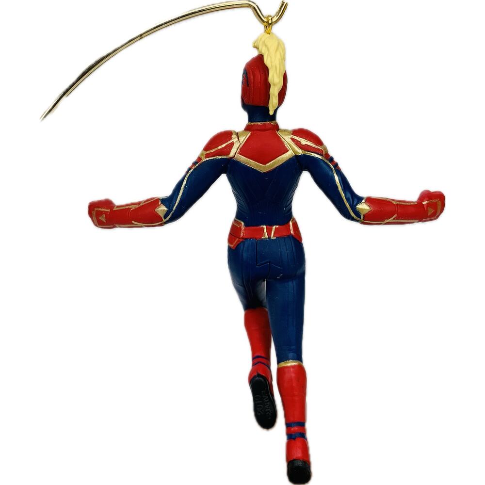 Hallmark Keepsake Mystery Ornament Captain Marvel Red and Blue 2019 NEW - Picture 2 of 5